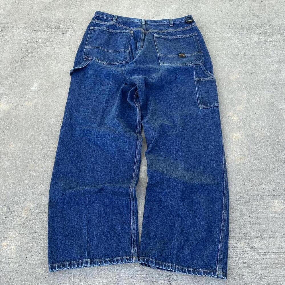 Vintage Baggy Polo Ralph Lauren Carpenter Loose Fit Skater Jeans 38x32
